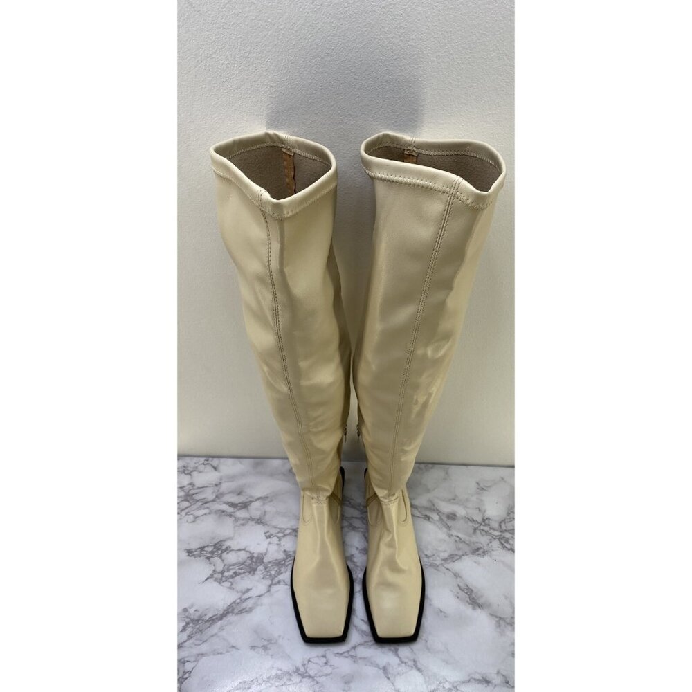 Schutz Eggshell Guily Up Over the Knee Boots 6.5 - Picture 4 of 10